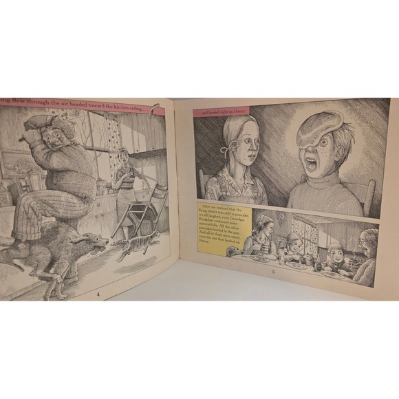 Cloudy With a Chance of Meatballs Vintage Book 1989 Houghton Mifflin Preowned - Picture 14 of 16